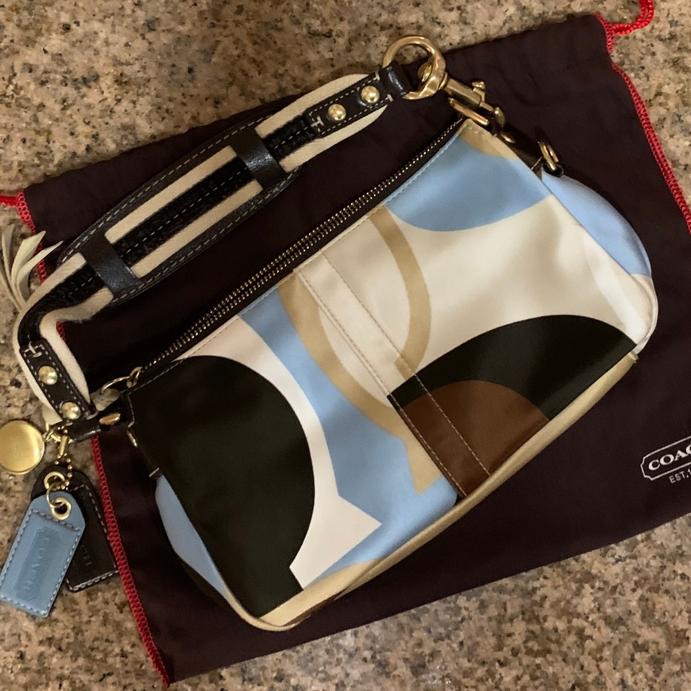 Coach Hamptons Weekend Scarf Print Bag, 10104